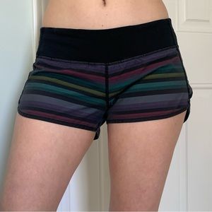 Lululemon Speed Up Multi-Colored Shorts
